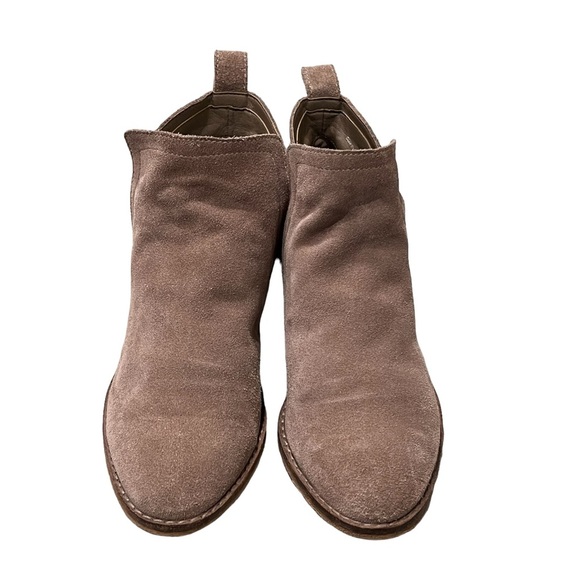 Dolce Vita Tan Suede Leather Tessey Ankle Booties - Picture 5 of 8